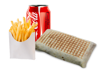 Tacos Viande Hachée + Frites + Salade Coleslaw + Soda 25cl