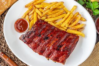 Costillas a la barbacoa