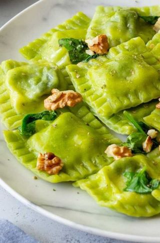 Ravioli De Ricota Y Espinaca