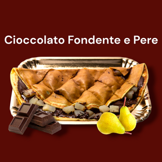 Crêpe con cioccolato e pere
