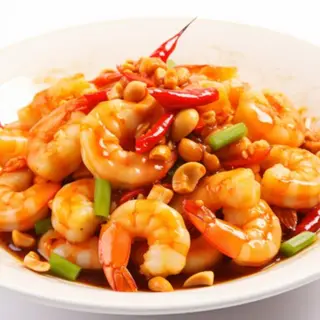 47 -Langostino gong bao