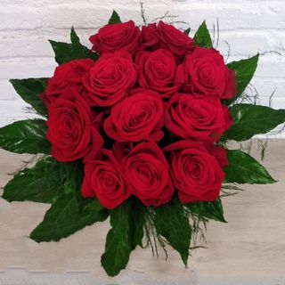 Ramo De 12 Rosas Rojas