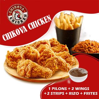 1 Pilon + 2 wings + 2 strips et Rizo