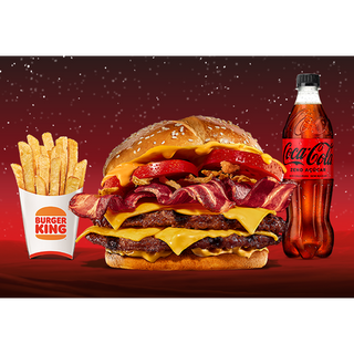 Double Duo Bacon Cheddar Menu Grande