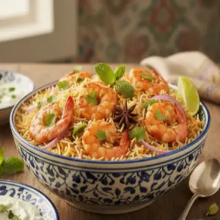 Gamba biryani