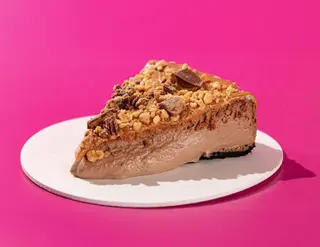 Tarta De Queso Porción Snickers