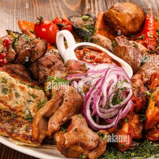 Mix Plater Con Arroz Y Pan