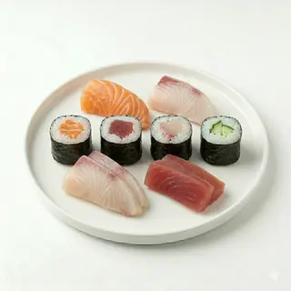 Maki De Sushi Y Sashimi Variado (10 Pzs.)