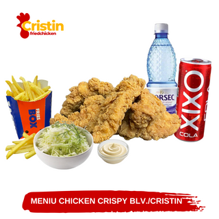 MENIU CHICKEN CRISPY BLV. (BUCĂȚI MARI DE PUI)
