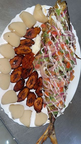 Poisson Braisé Banane