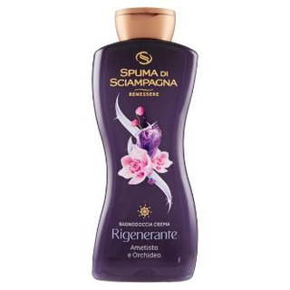 Gel dus & spuma de baie spuma di sciampagna cu orhidee si ametist 675ml