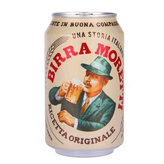 Birra Moretti in lattina 33 cl