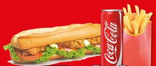 Menù family chicken baguette