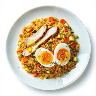 R2. Riso saltato con pollo