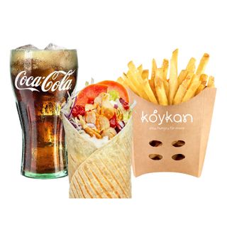 Spicy Dragon Chicken Kebab Tortilla Menu