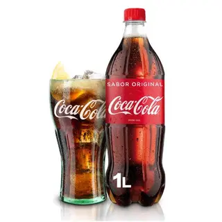 Coca-Cola Sabor Original botella 1L.
