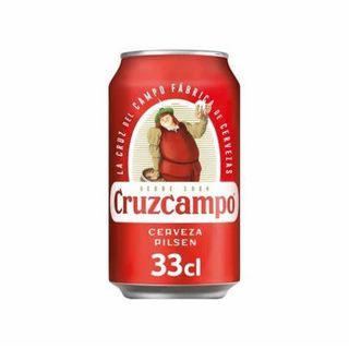 240 F.- Cerveza Cruzcampo (330 Ml.)