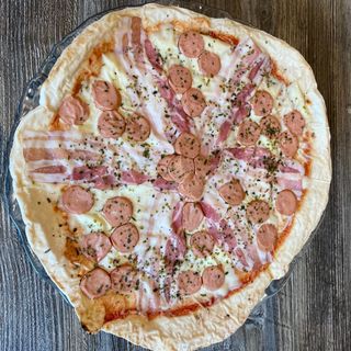 Pizza Bacon Y Frankfurt