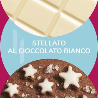 Barattolino "Stellato al cioccolato bianco" 500 gr