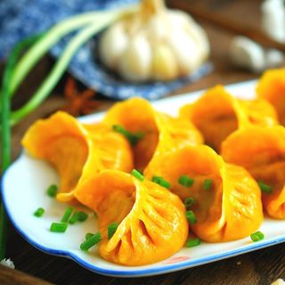 Ravioli arancioni al vapore -  4pz