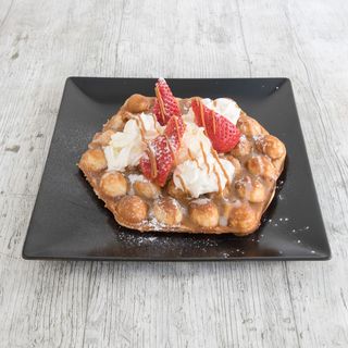 Biscoff, Chocolate Blanco, Fresa y Helado