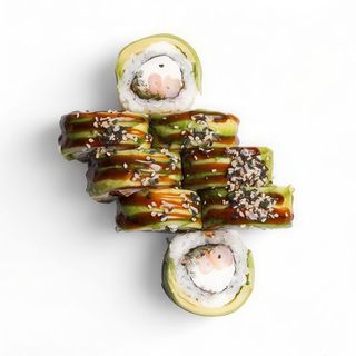 Roll Dragón Verde con Gambas (265 g.)