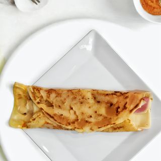 Crepe de  jamón y queso