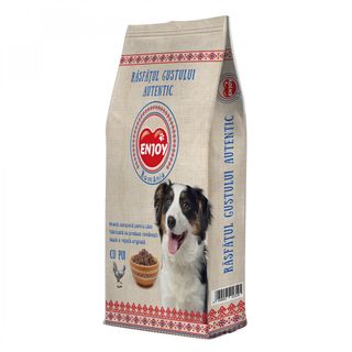 Hrana uscata pentru caini, Enjoy Rasfatul GustuIui, Pui, 10Kg