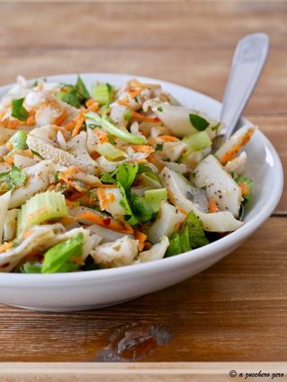 Insalata di seppia con verdurine e lime
