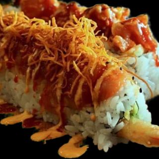 Uramaki spicy ebiten roll