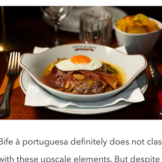 Bife à Portuguesa