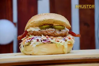 Hudi burger + krumpirići
