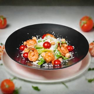 Салат "Цезарь" с креветками