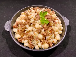 Макарони з телятиною (150г)
