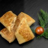 Crepes de Pollo y Setas. Comida Artesana