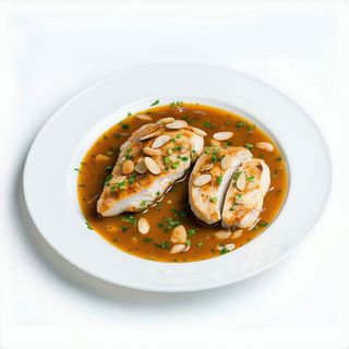 Pollo Con Salsa De Almendras (Ración)