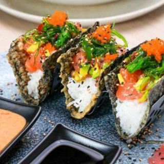 35A. Nori Tako Spicy Atún Crunch (2 Uds.)