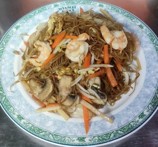 Massa Fina com Gambas