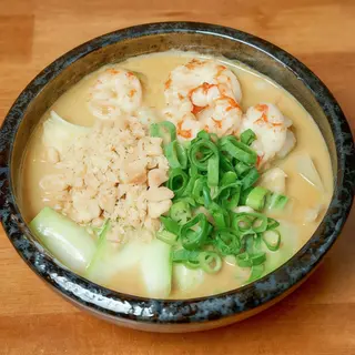 Curry Verde con Langostinos