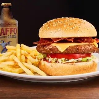 New American Burger + Raffo Grezza