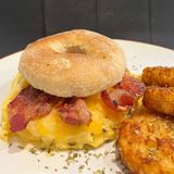 Bagel Bacon And Cheese