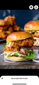 Chicken Royal Burger+Pomfrit