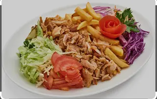 Menu piatto kebab