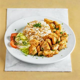 Plato. Carne de pollo. En plancha