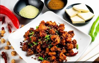 Жареная острая курица