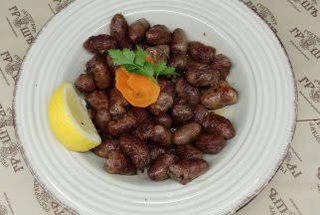 Пилешки сърчица в масло