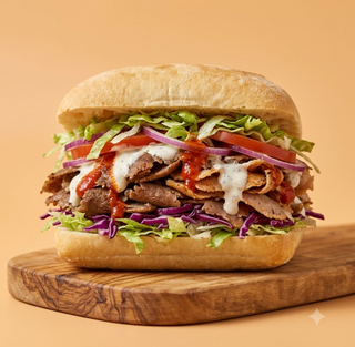 Panino con vitello / tacchino original kebab