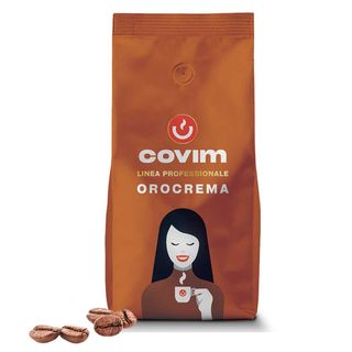 CAFE EN GRAIN OROCREMA COVIM. HAUTE QUALITE - 100% ITALIEN.