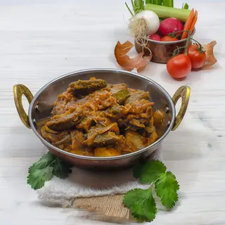 Lamb Bhindi Ghosth