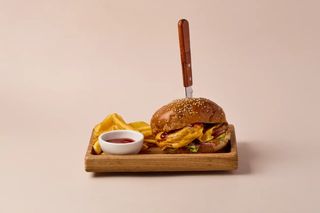 Бургер куриный двойной